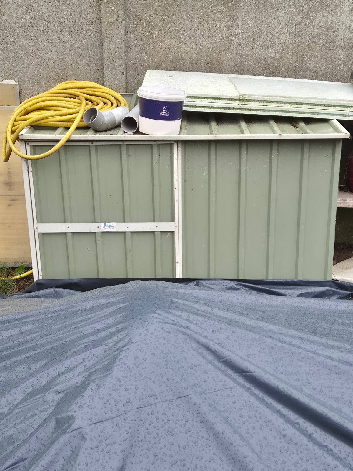 Tuinbox, Tuin en Terras, Ophalen, Gebruikt, Metaal
