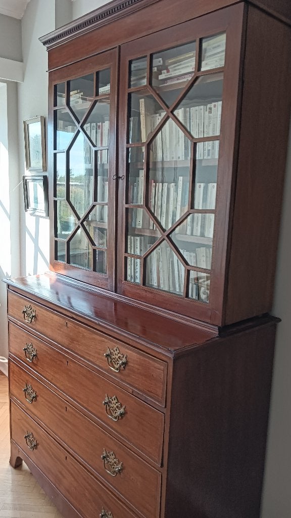 meuble vitrine, Maison & Meubles, Avec porte(s), Anglais, 150 à 200 cm, Enlèvement