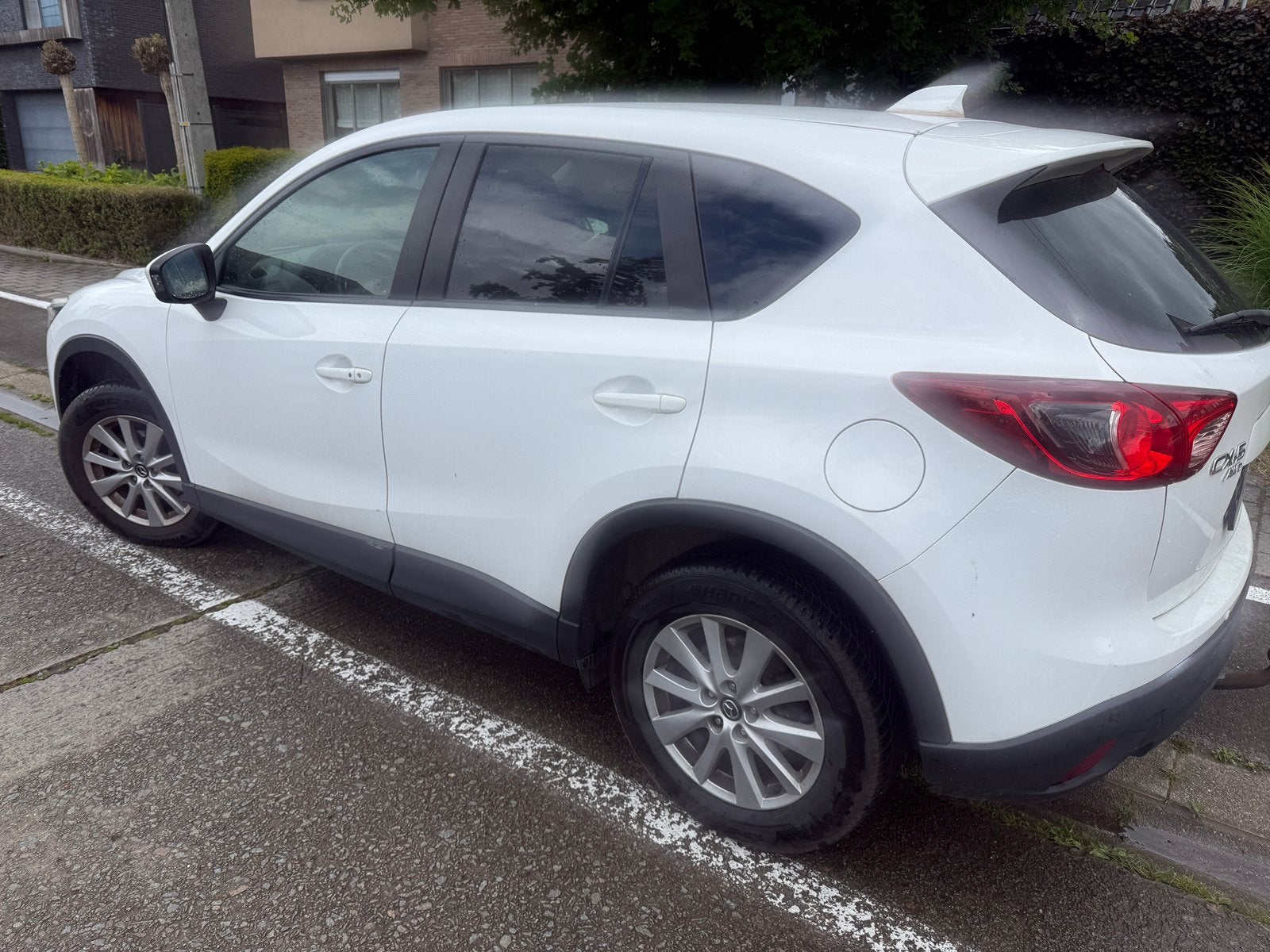 Mazda cx5 129000km euro 6b, Navigatiesysteem, Euro 6, 4 cilinders, Wit