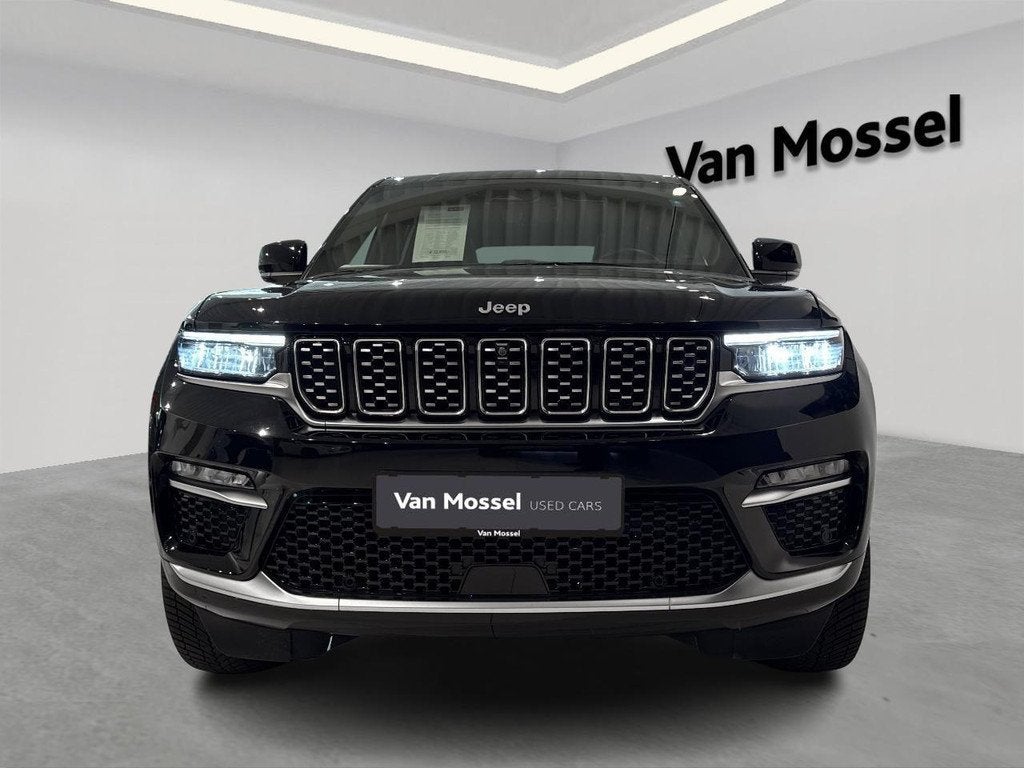 Jeep Grand Cherokee 2.0 4xe 380 PHEV 4WD Summit Reserve, Auto's, Automaat, Stof, Gebruikt, Zwart
