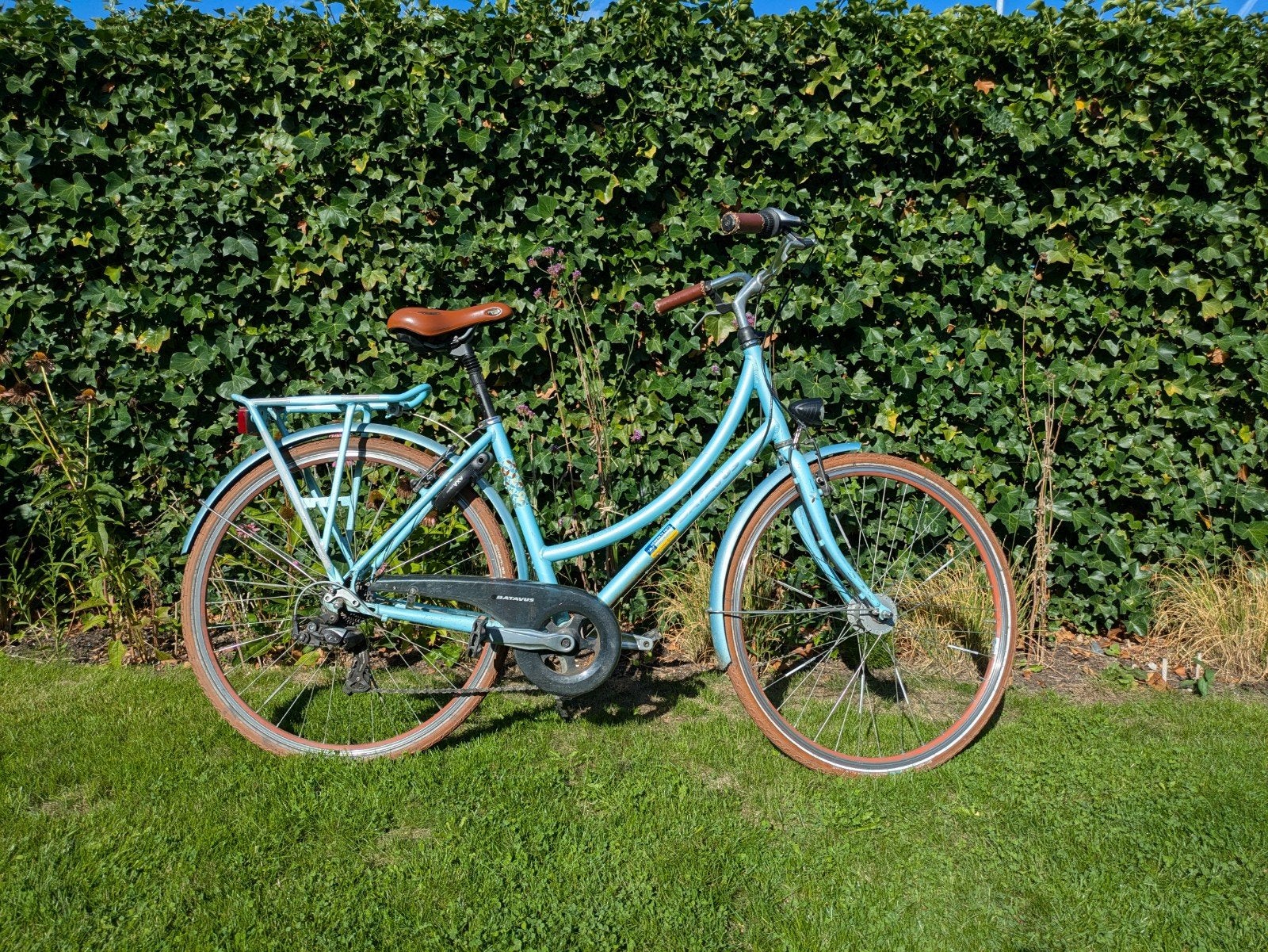 Batavus click blauw framemaat 49, Ophalen, Gebruikt, Velgrem, 47 tot 50 cm