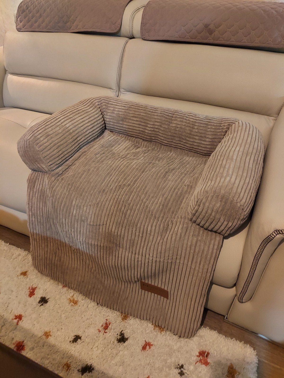 coussin pour chien, panier, coussin de siège en tissu côtelé, Enlèvement ou Envoi, Neuf, Poussière