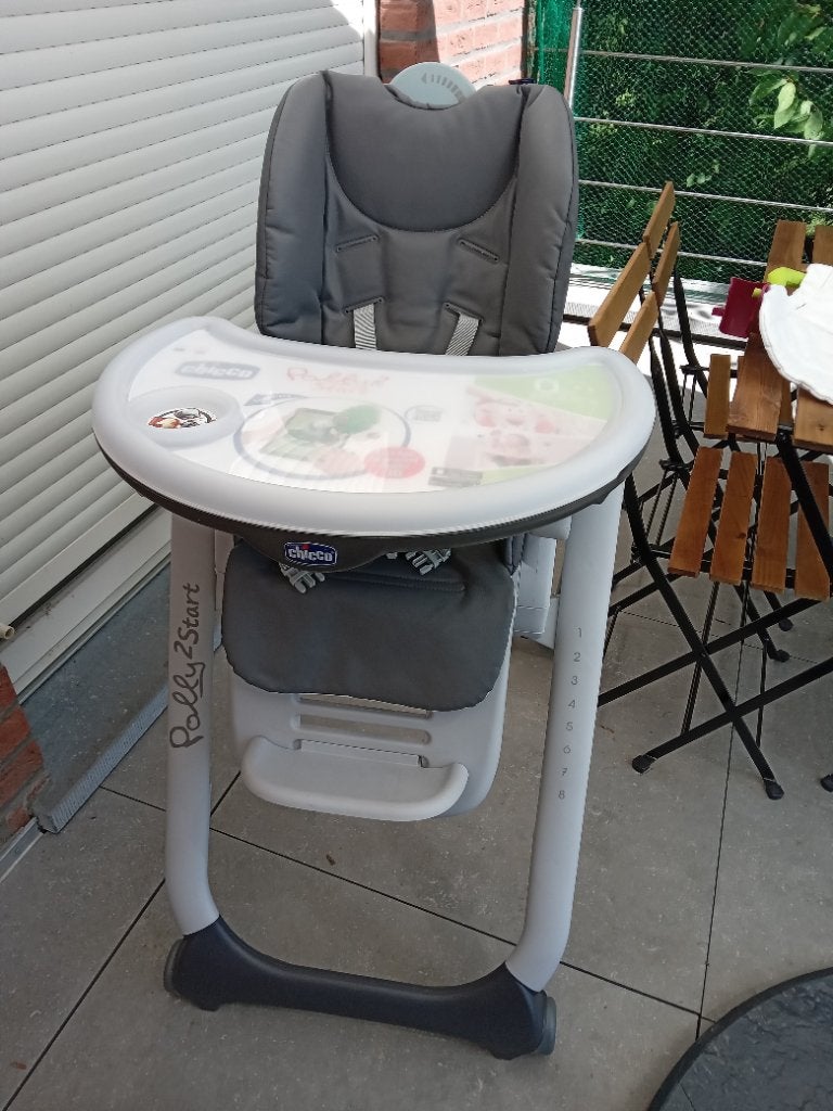 Chaise haute Polly 2start Chicco, Housse lavable/amovible, Comme neuf, Enlèvement, Autres marques