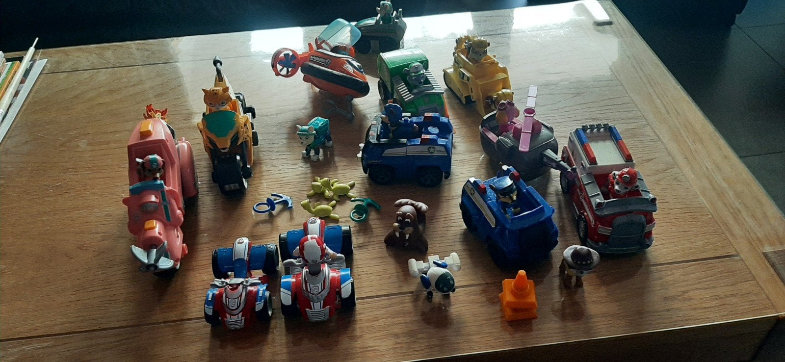 Paw patrol speelgoed, Ophalen