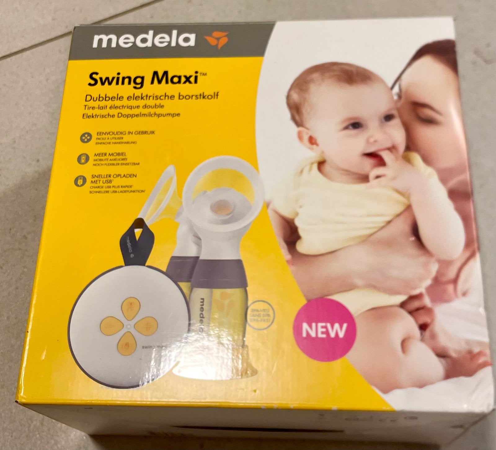 Medela Swing Maxi, Medela, Comme neuf, Enlèvement, Avec biberons