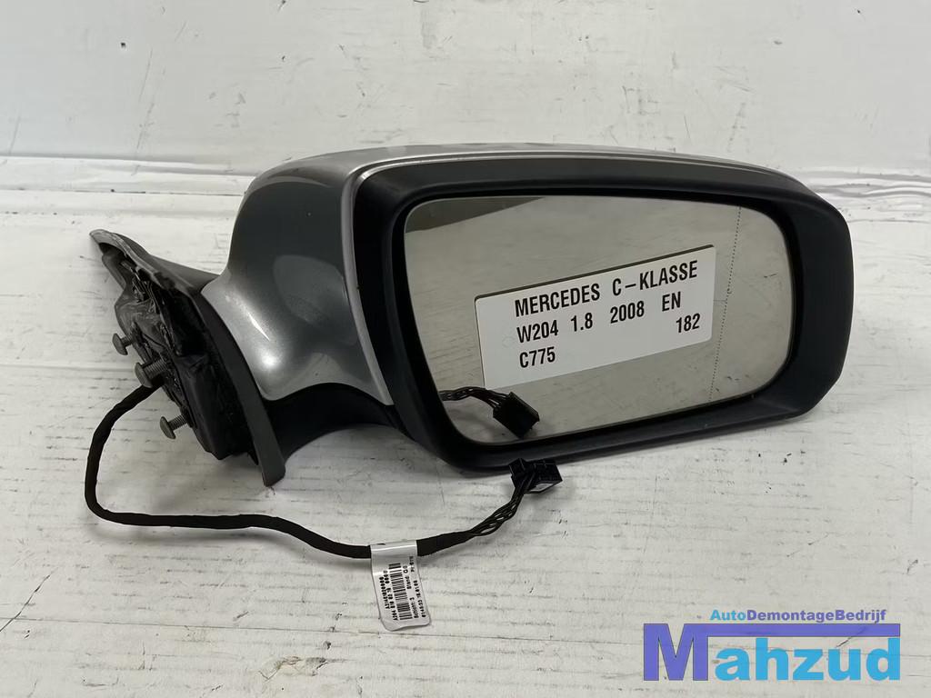 MERCEDES C KLASSE W204 Zilver C775 Rechts spiegel 2007-2011, Auto-onderdelen, Spiegels, Mercedes-Benz, Gebruikt