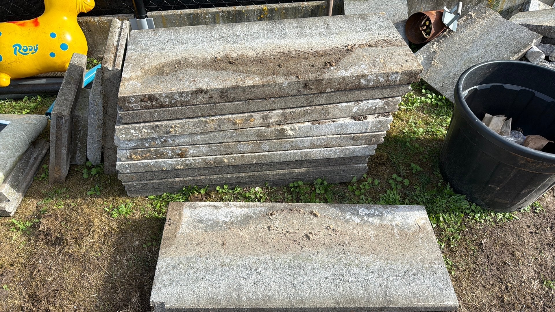 Borduren L100xH40., Ophalen, Gebruikt, Beton, 100 tot 200 cm