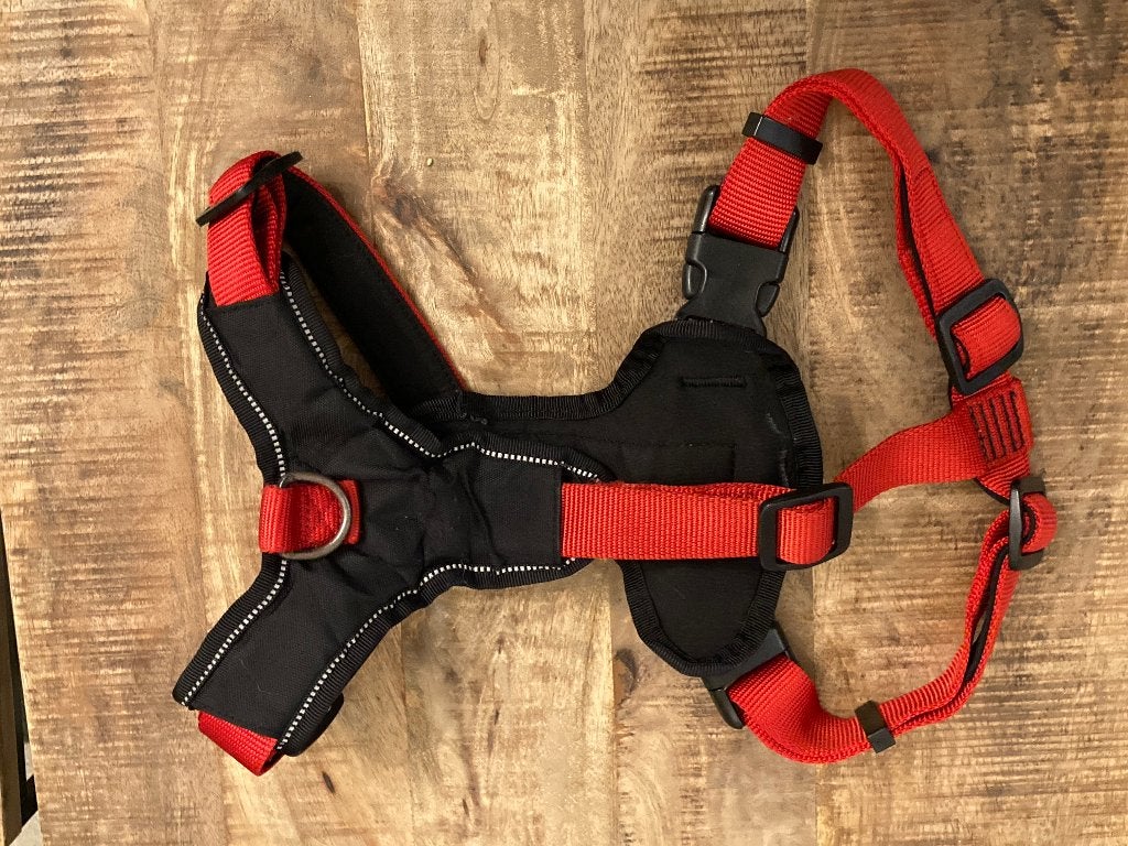 Beeztees Parinca Premium Y-Tuig (Rood) - grote maat, Beeztees, Enlèvement ou Envoi, Utilisé, Harnais pour chien