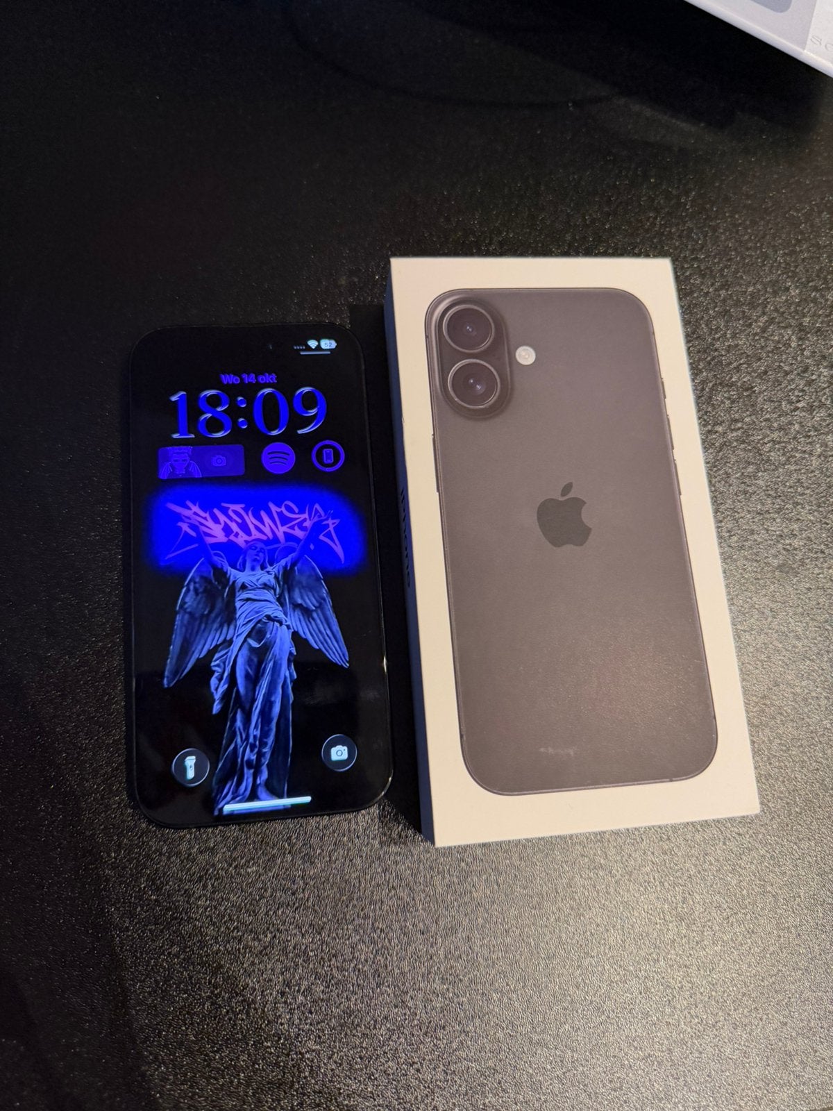 iPhone 16, Ophalen, Zwart, IPhone 16, Met simlock