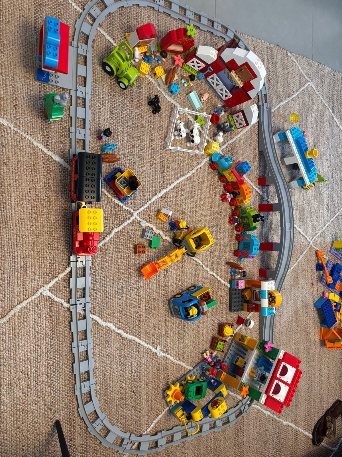 7 kits Duplo + blocs séparés, Enlèvement, Comme neuf