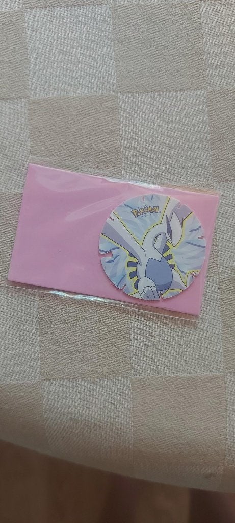 flippo pokemon chiki balls zeldzaam Lugia fraai, Ophalen of Verzenden, Losse flippo's
