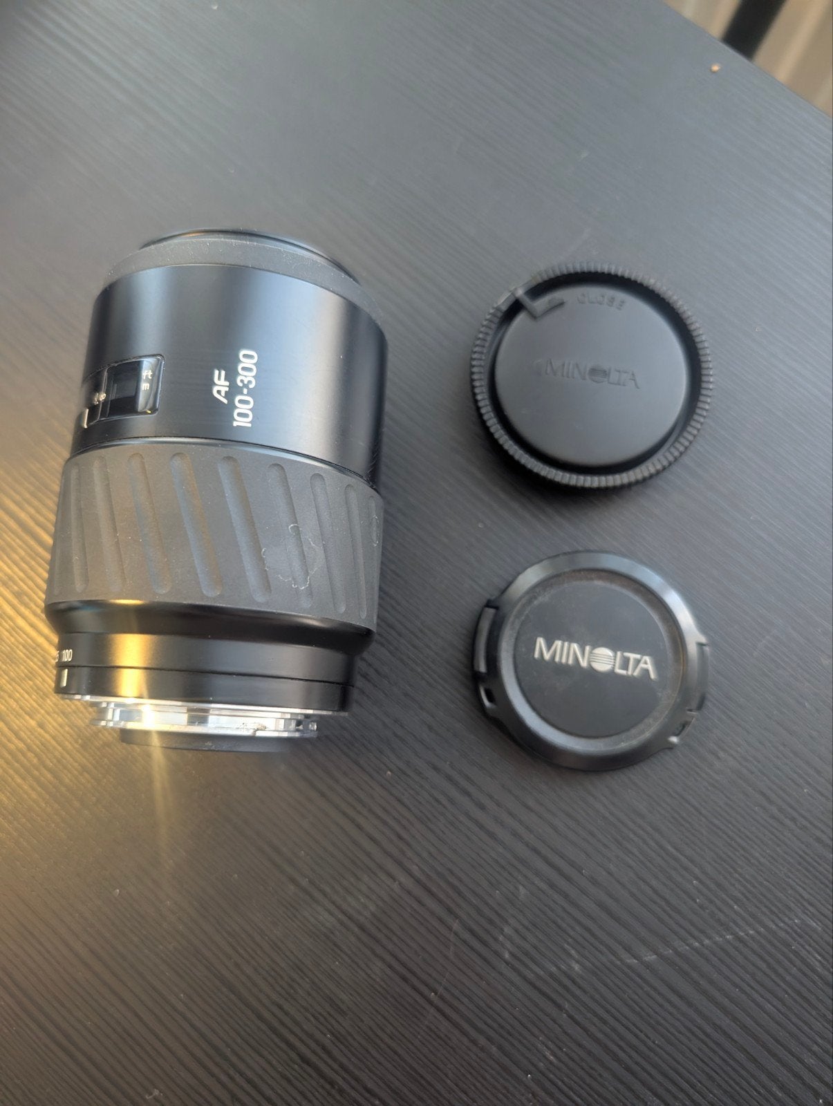 MİNOLTA 100-300 AF 4.5/5.6, Lentille standard, Monture Sony A, Enlèvement, Utilisé
