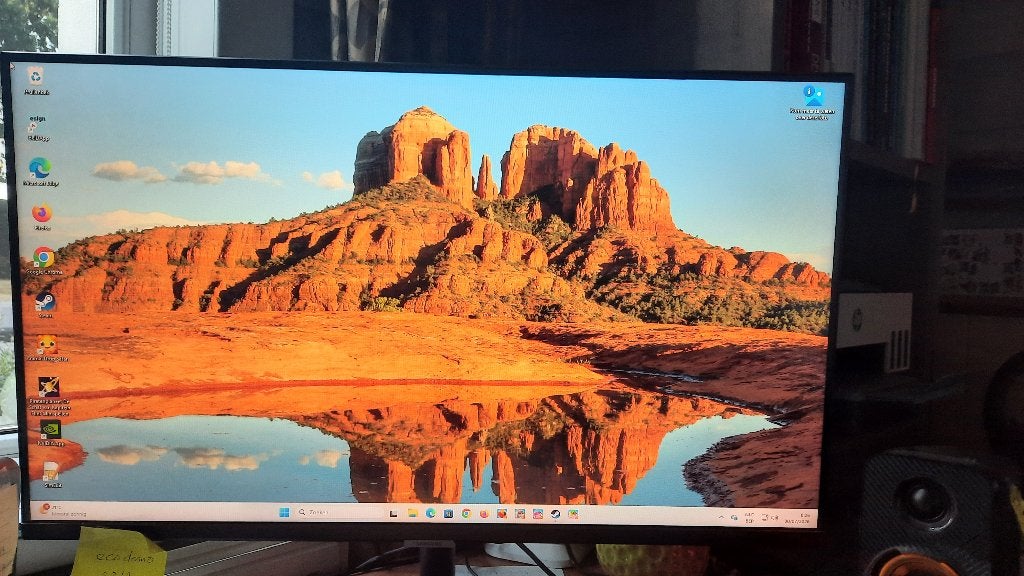 smart monitor 32 inch, Gaming, Enlèvement ou Envoi, Haut-parleurs intégrés, Comme neuf