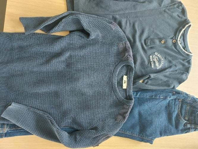 kledij kinderen pakket 3 stuks maat 134, Ophalen, Gebruikt, Maat 134