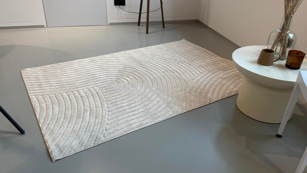 Tapis crème/beige, Maison & Meubles, Enlèvement, Crème