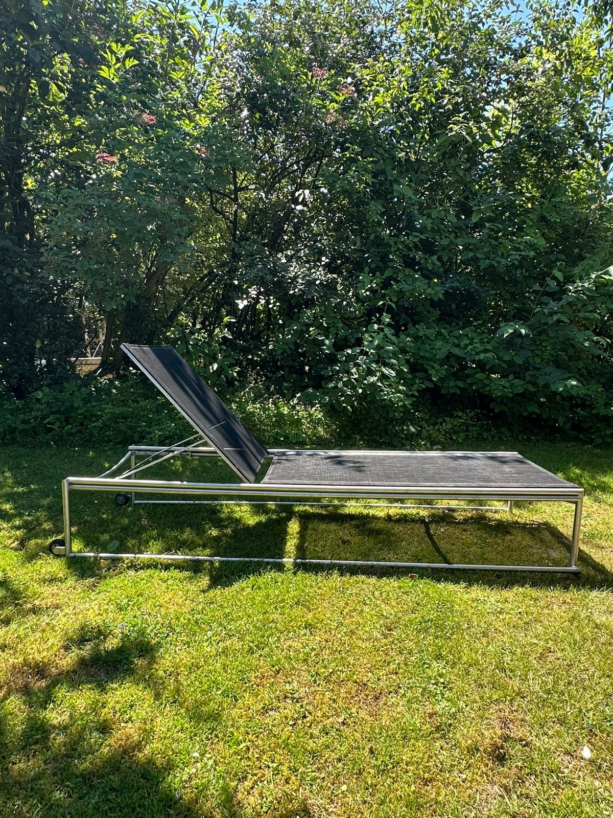 Sun Bed Bain de Soleil Ligbed, Tuin en Terras, Ophalen, Gebruikt, Aluminium, Verstelbaar
