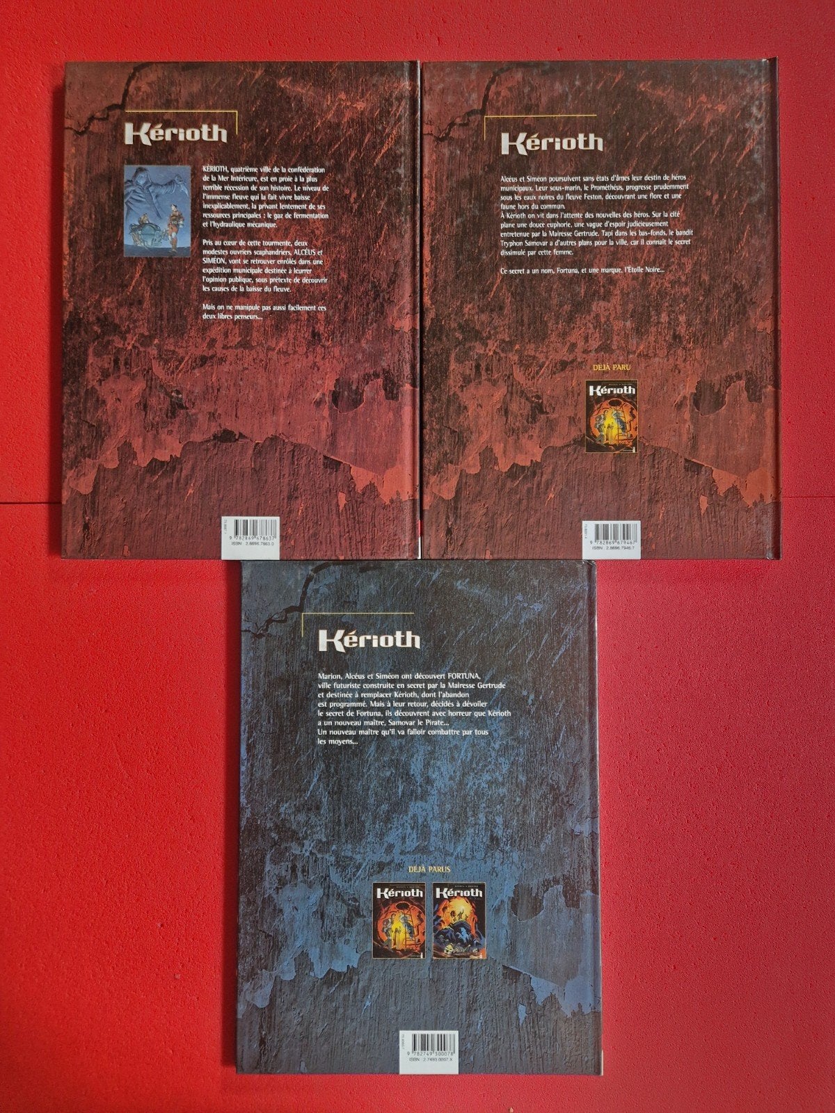 lot de 3 bd kerioth 1 à 3,EO (intégrale de la série), Enlèvement ou Envoi