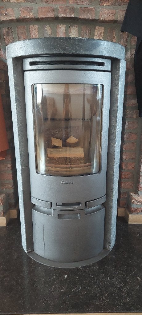 Originele contura 520 speksteenkachel(2003), Ophalen, Gebruikt, Houtkachel, Vrijstaand