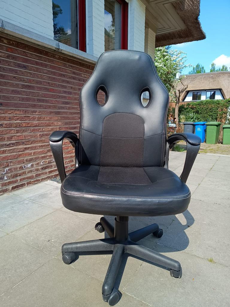 Bureaustoel te koop, Ophalen, Gebruikt, Zwart, Bureaustoel