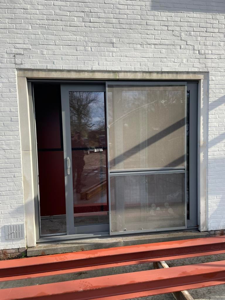 Schuifraam, Ophalen, 225 cm of meer, Aluminium, Zo goed als nieuw