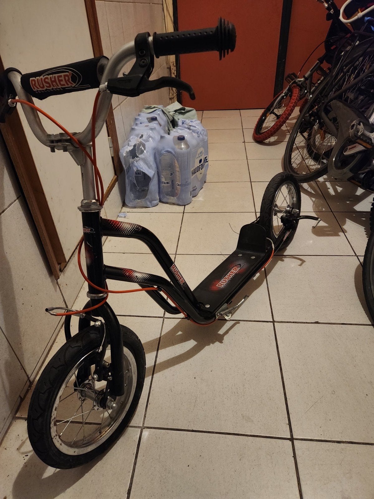 Scooter voor kinderen, Ophalen