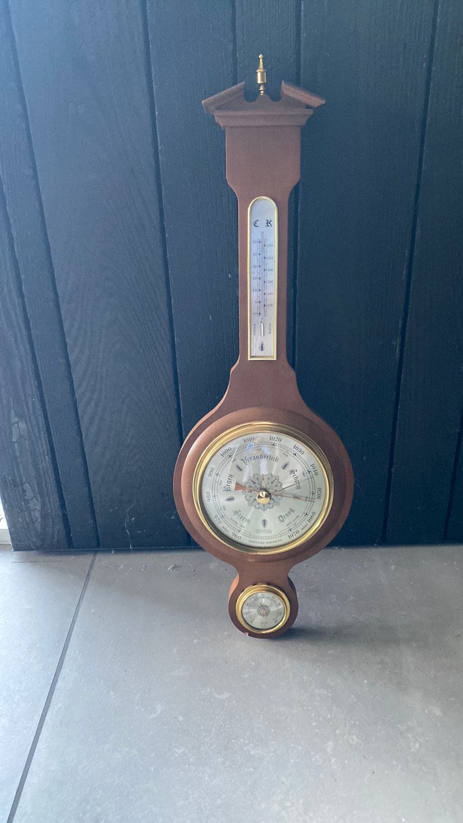 Barometer, TV, Hi-fi & Vidéo, Stations météorologiques & Baromètres, Enlèvement, Comme neuf, Baromètre