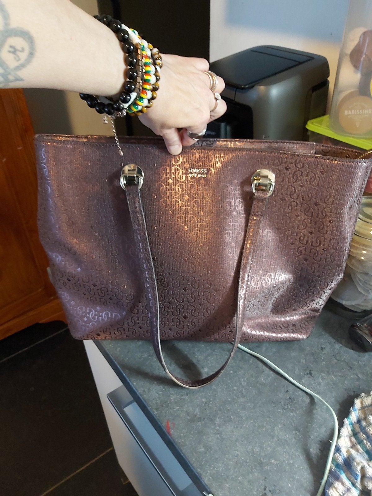 Guess handtas, Handtassen en Accessoires, Tassen | Damestassen, Ophalen of Verzenden, Handtas