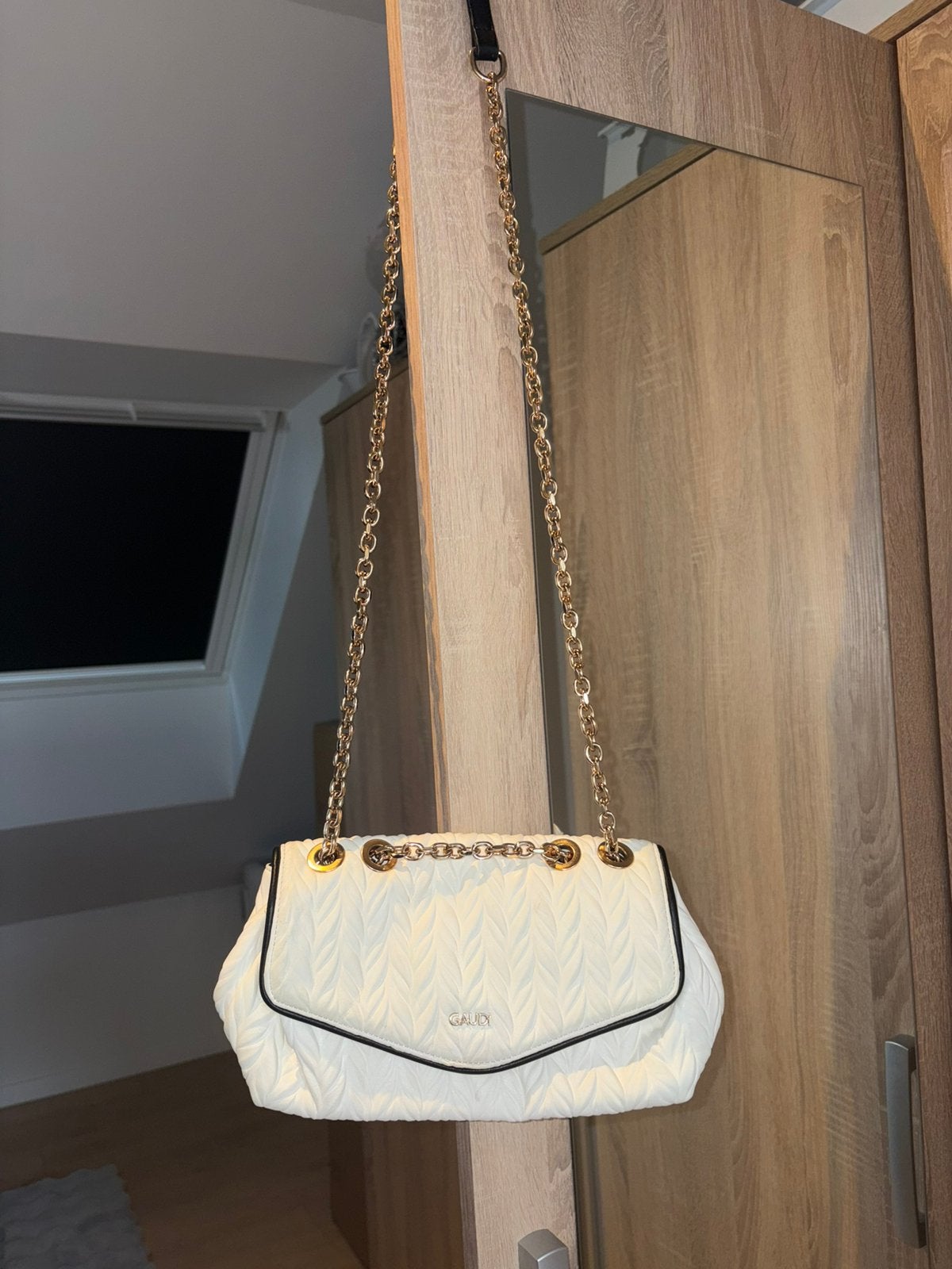 Handtas, Handtassen en Accessoires, Ophalen, Wit, Schoudertasje
