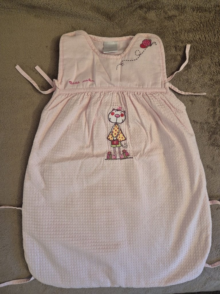 Sac de couchage Carre Blanc Paris pour fille ZGAN, Enfants & Bébés, Enlèvement ou Envoi, 60 cm, Rose, Comme neuf