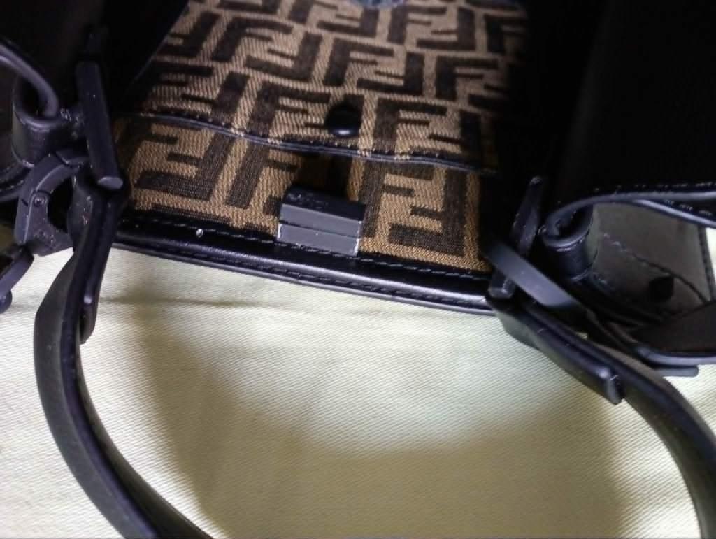 FENDI ROMA Handtas, Ophalen, Nieuw, Zwart, Handtas