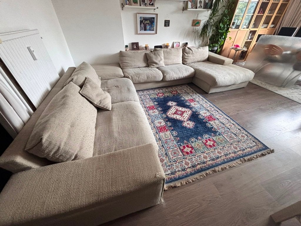 Large Comfortable Sofa – €250 (Negotiable), Maison & Meubles, Tabourets de bar, 90 cm ou plus, Synthétique, Enlèvement, Utilisé