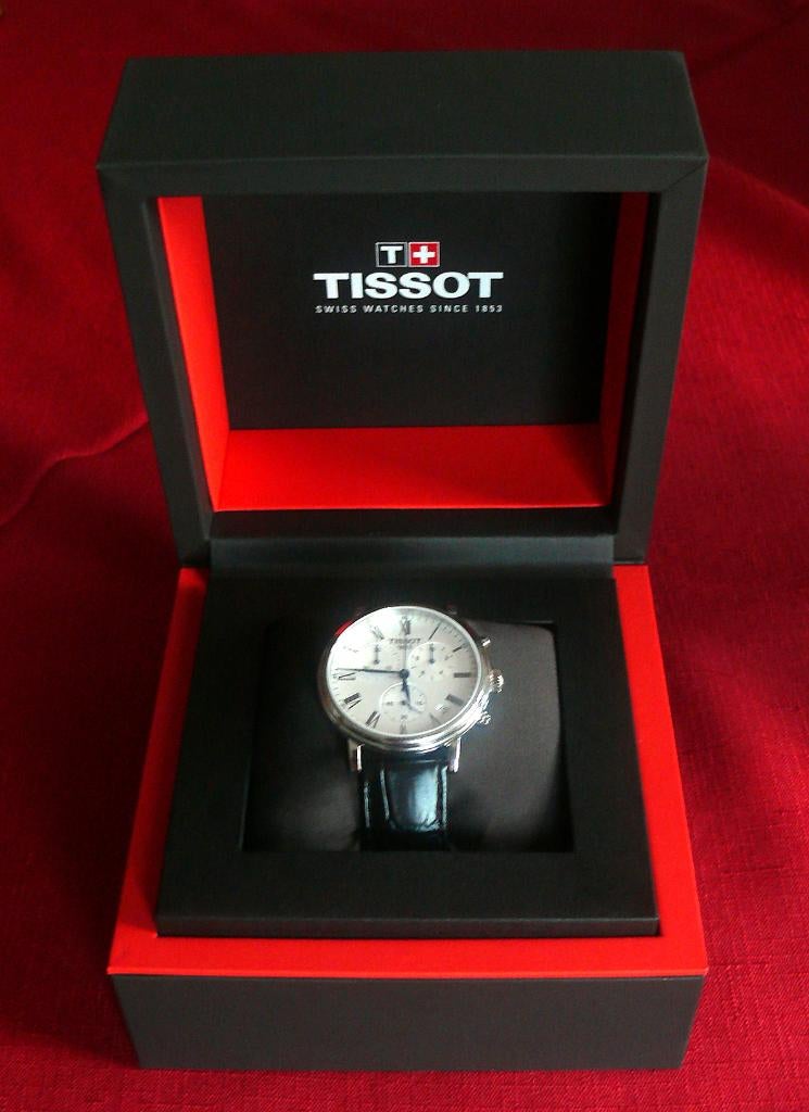 Montre Tissot T-Classic T1224171603300 Carson Premium, Montre-bracelet, Autres marques, Cuir, Enlèvement