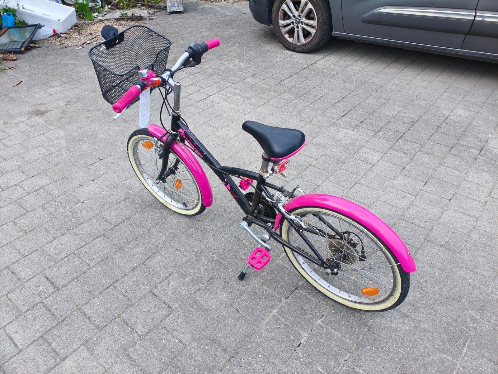 meisjesfiets, Vélos & Vélomoteurs, Frein sur jante, Frein à main, Comme neuf, Btwin Decathlon