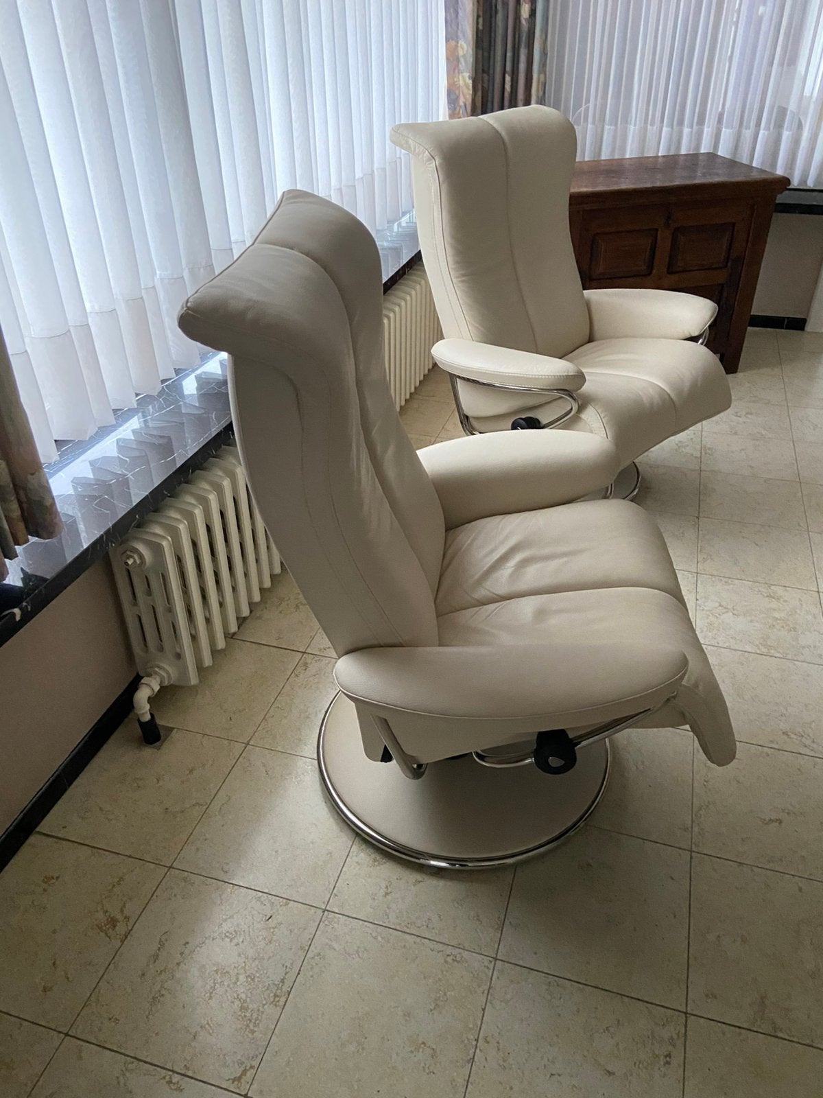 Salon tweezit en twee relaxzetels, Ophalen, Zo goed als nieuw