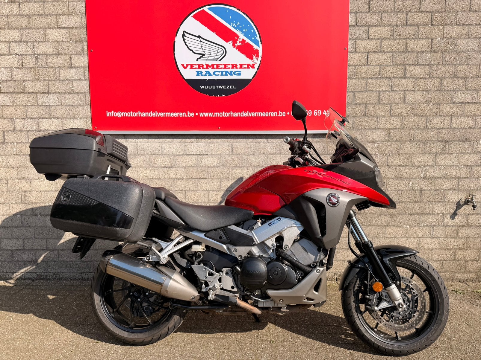Honda VFR800X Crossrunner, Handvatverwarming, Occasion, 4 cilinders, Motorrijbewijs A