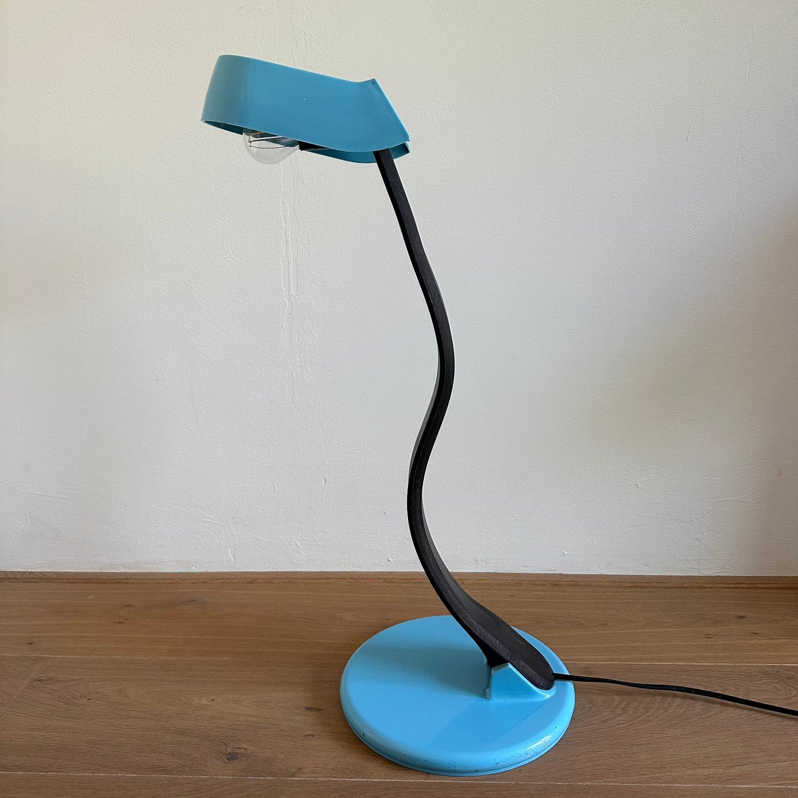Guzzini bureaulamp jaren 70 vintage design midcentury, Enlèvement ou Envoi, Lampe de bureau, Synthétique, Autres marques