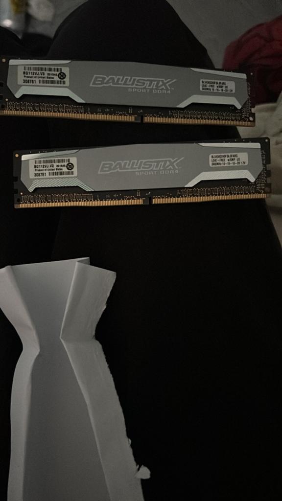 4x2 ram ddr4 2400 mhz, Enlèvement, Comme neuf, DDR4