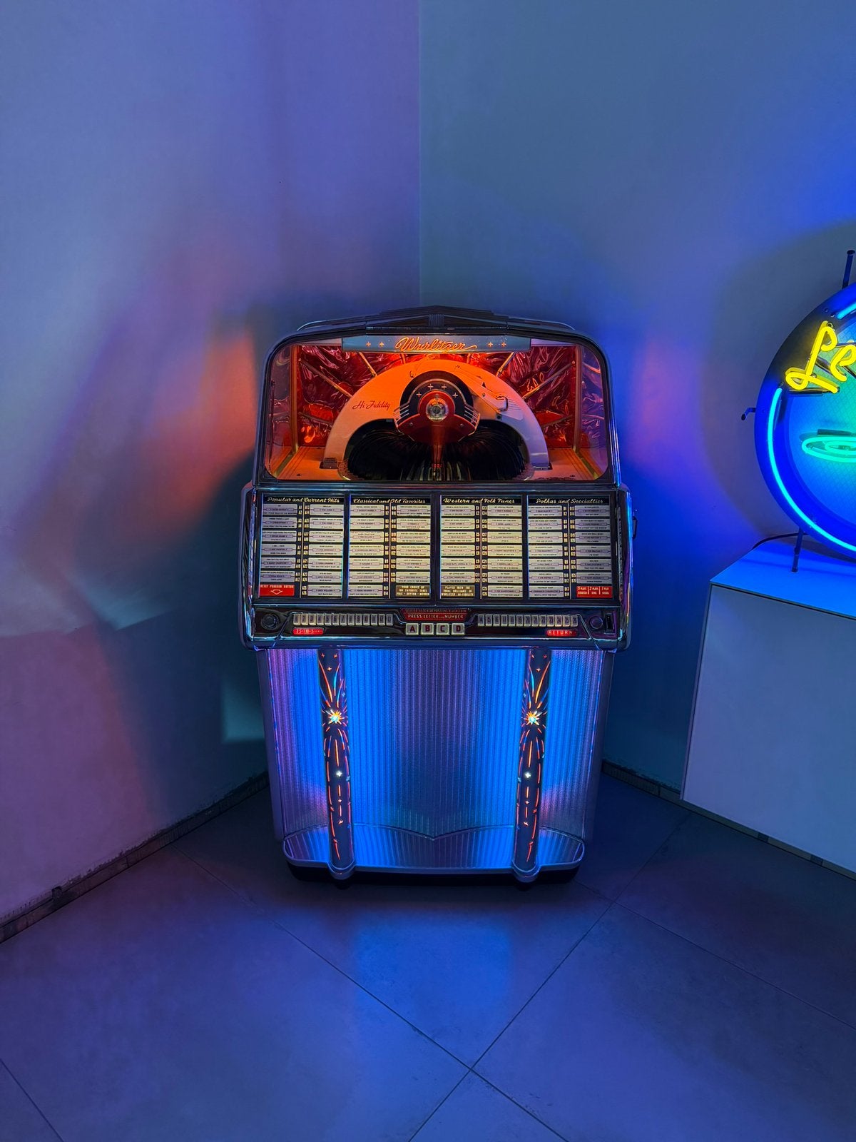 Wurlitzer 1800 jukebox (1955) als nieuw, Enlèvement, Comme neuf, Wurlitzer
