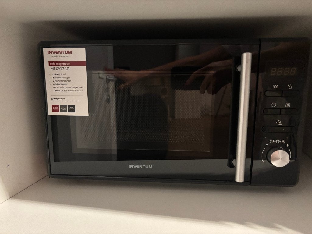 Microgolfoven Zwart, Elektronische apparatuur, Microgolfovens, Ophalen, Zo goed als nieuw, Vrijstaand, Microgolfoven