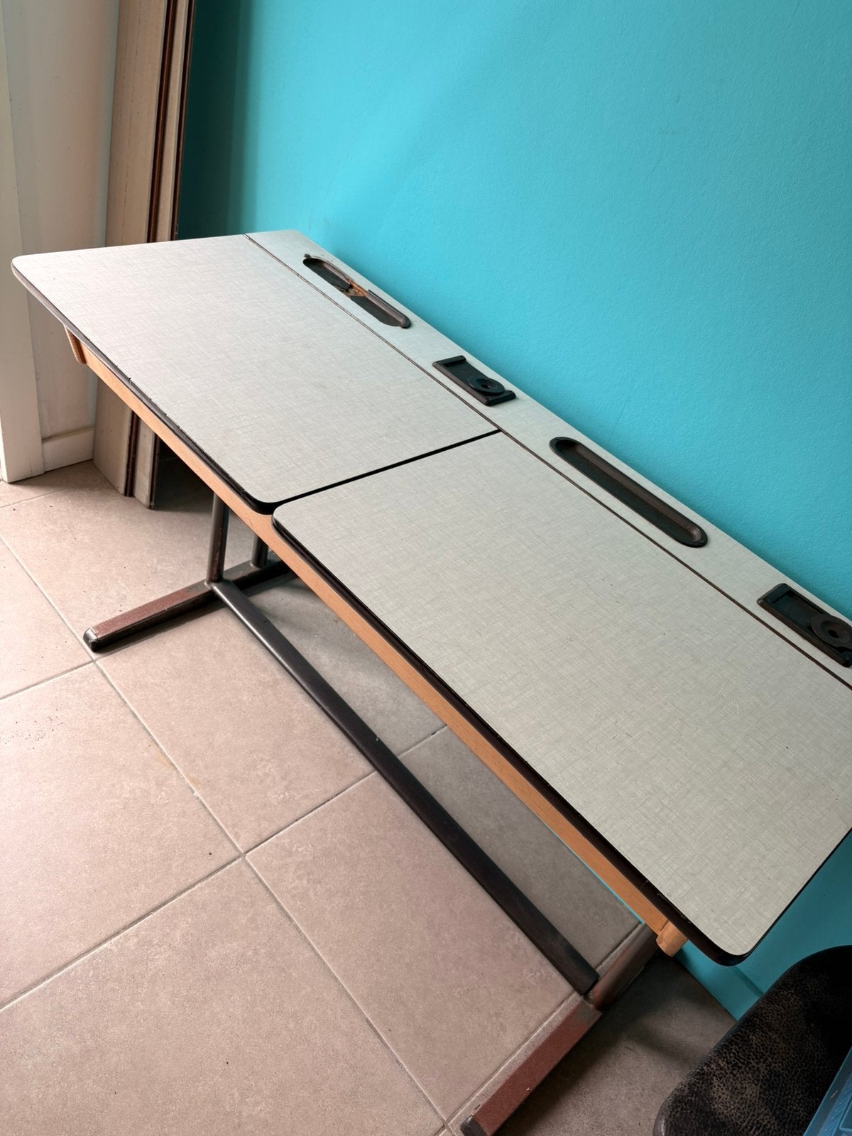 Old school bureau, Ophalen, Gebruikt, 45 cm, 110 cm