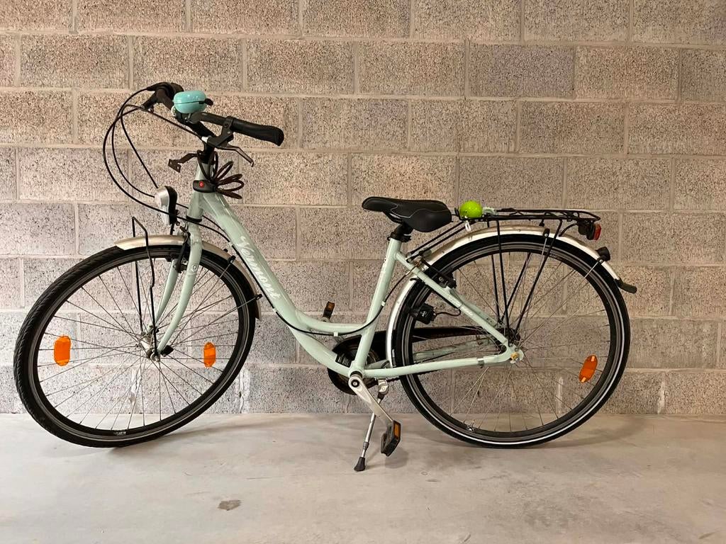 Damesfiets, Fietsen en Brommers, Terugtraprem, Gebruikt, Versnellingen, Vermont