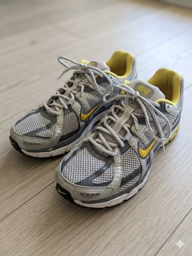 Vintage Nike Air + 2007 – Y2K Running Shoes (316506-031), Kleding | Dames, Maat 38/40 (M), Geel, Nike, Ophalen of Verzenden