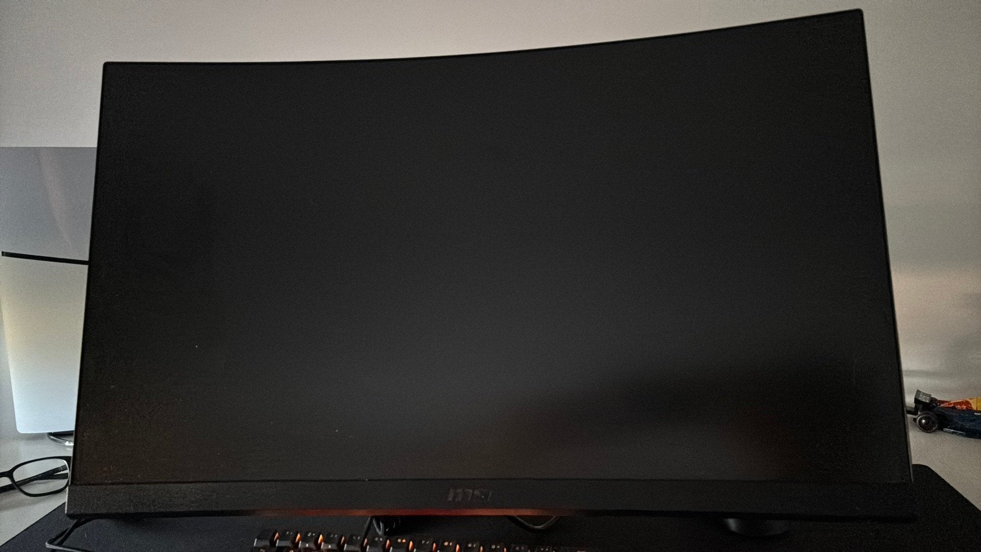 Msi monitor 144hz 1ms 27inch curved, Computers en Software, IPS, Full HD, Minder dan 1 ms, Zo goed als nieuw