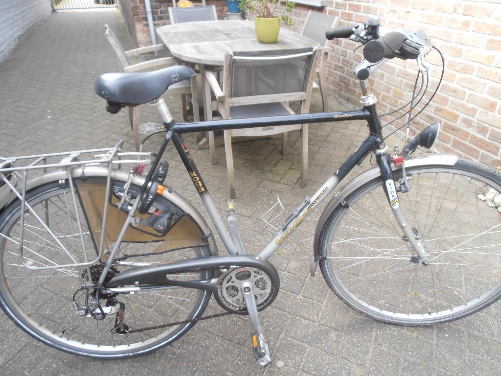 Herenfiets Koga Miyata, Gebruikt, Velgrem, Versnellingen, 53 tot 57 cm