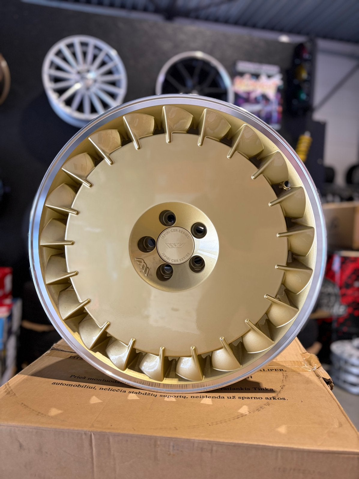 18” Ispiri csrd vintage gold/polished lip, Ophalen