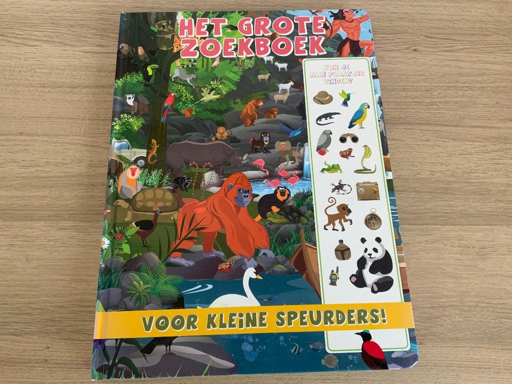 Het grote zoekboek voor kleine speurders: jungle, Ophalen, Gelezen