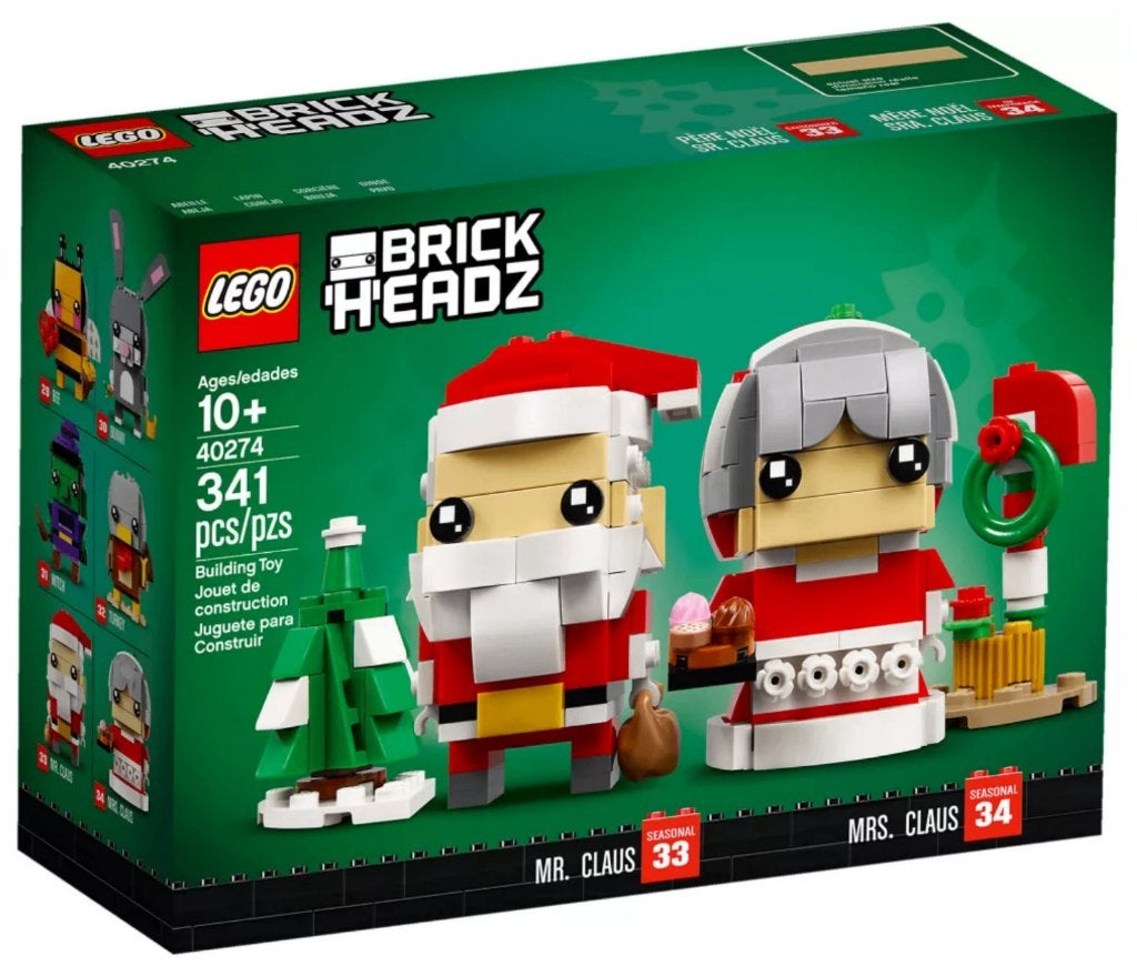 LEGO BrickHeadz 40274 Mr. & Mrs. Claus – Neuf Retired, Enfants & Bébés, Neuf, Enlèvement ou Envoi, BrickHeadz, Ensemble complet