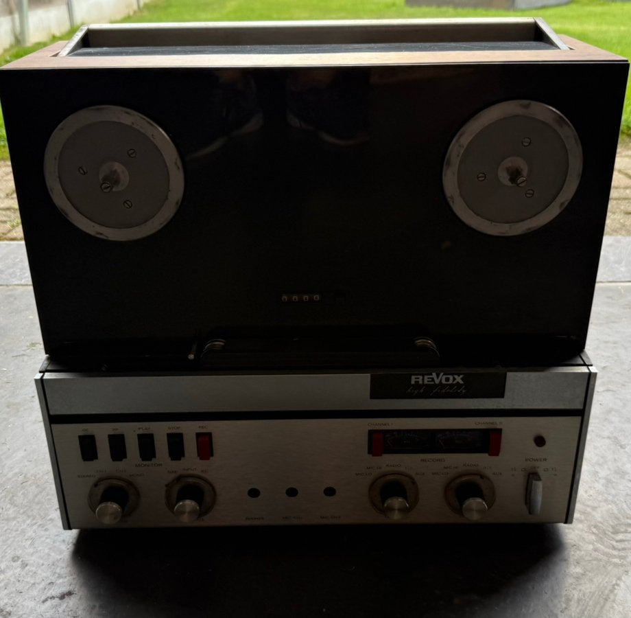 Revox A77 4 track, Enlèvement, Magnétophone