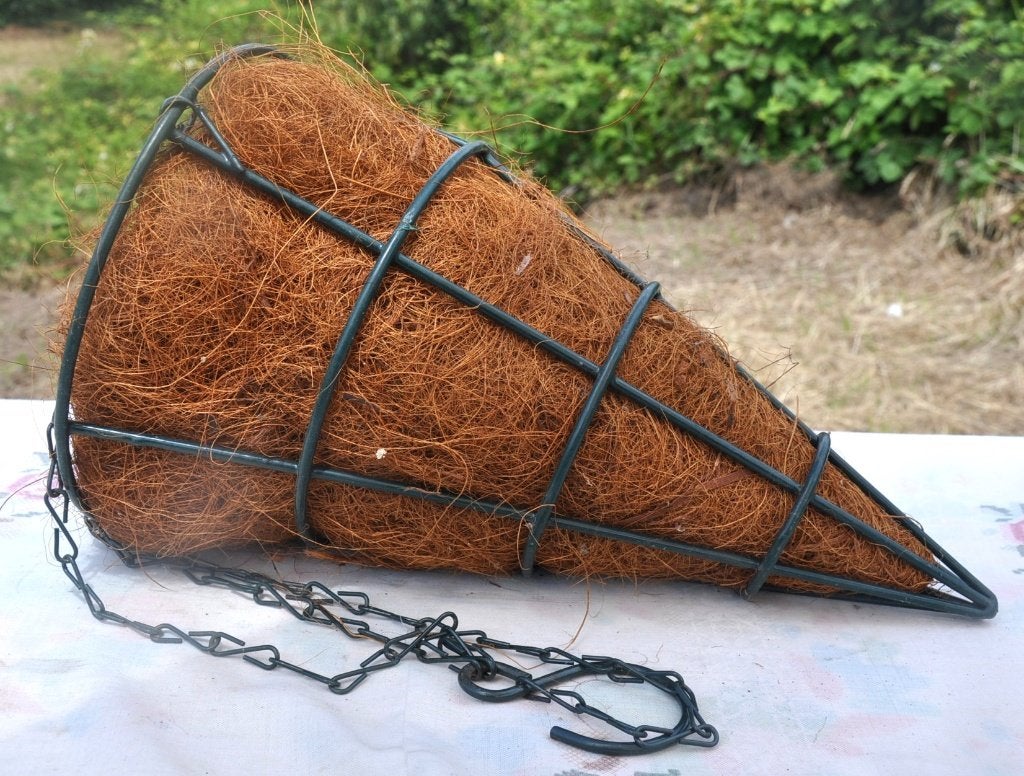 panier corne pour plante a suspendre armature metal, Enlèvement ou Envoi