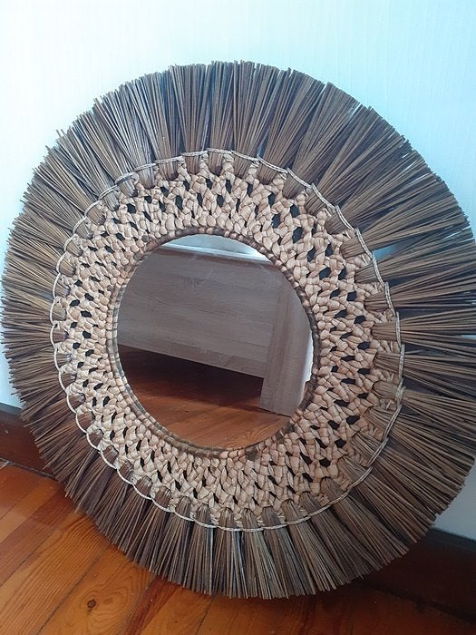 2 Magnifiques miroirs, Enlèvement, Comme neuf, Rond